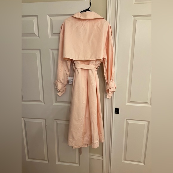NWT ASOS belted slouchy trench coat. Dusty rose. Size 10 Excellent condition - Picture 7 of 7